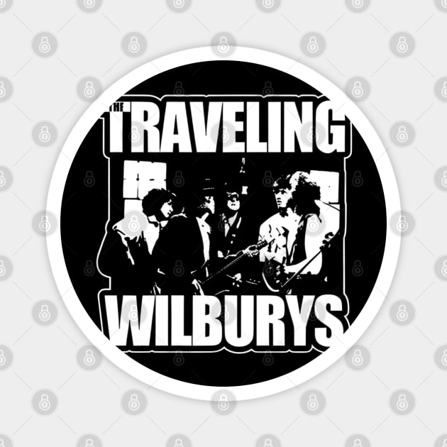 Traveling-Wilburys Magnet by dtr_art